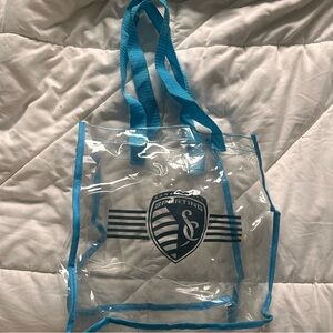 Sporting KC Clear Stadium Approved Tote Bag